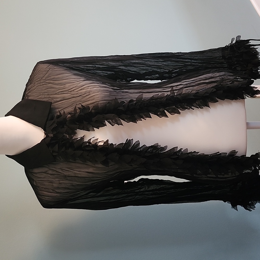 VINTAGE Black Women's Blouse.